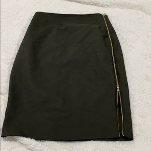 Olive green skirt